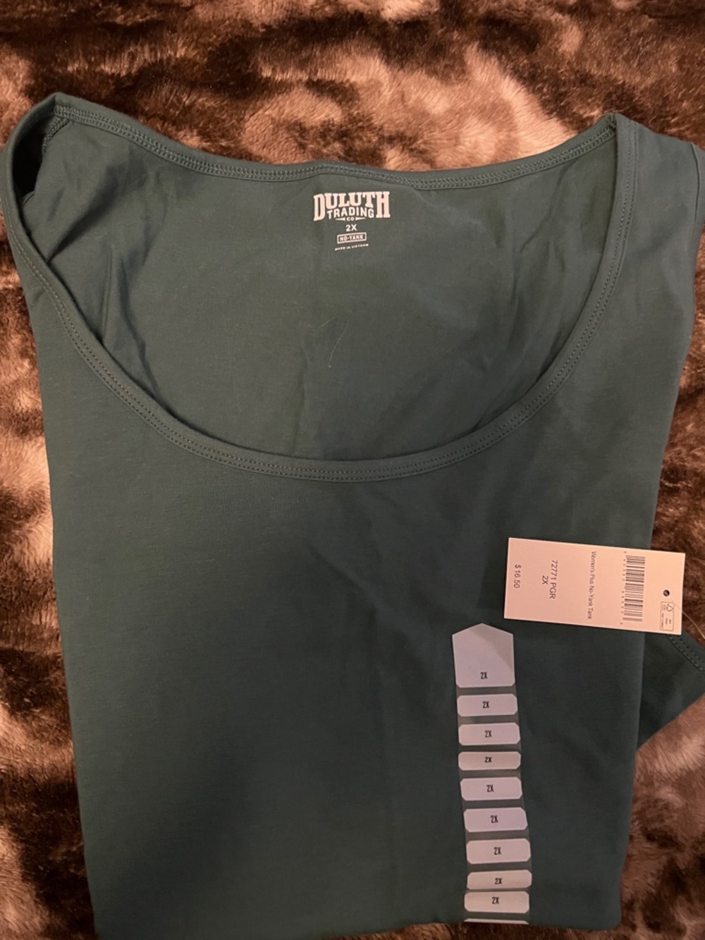 Duluth Trading Co Women's Scoop Neck Tank — Deep Teal